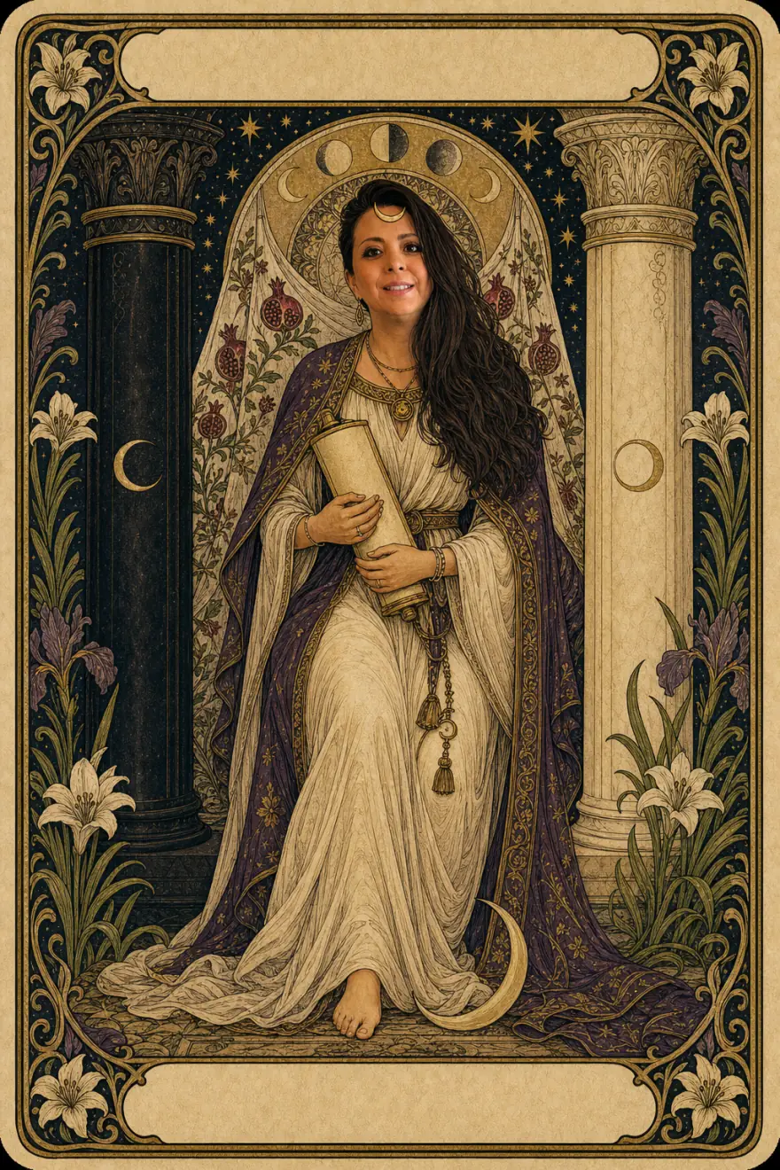 La Sacerdotisa, carta de Nancy